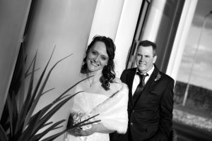 Black and white Wedding photography in York